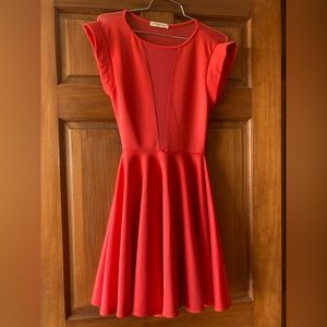 Arden B cocktail Dress Orange Small